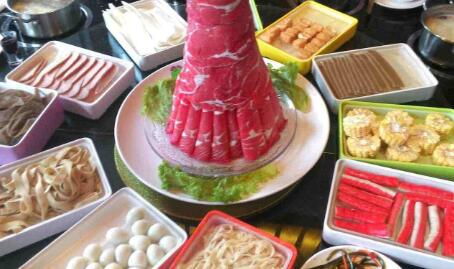 Hot pot inside and outside the pot Hot pot inside and outside the pot